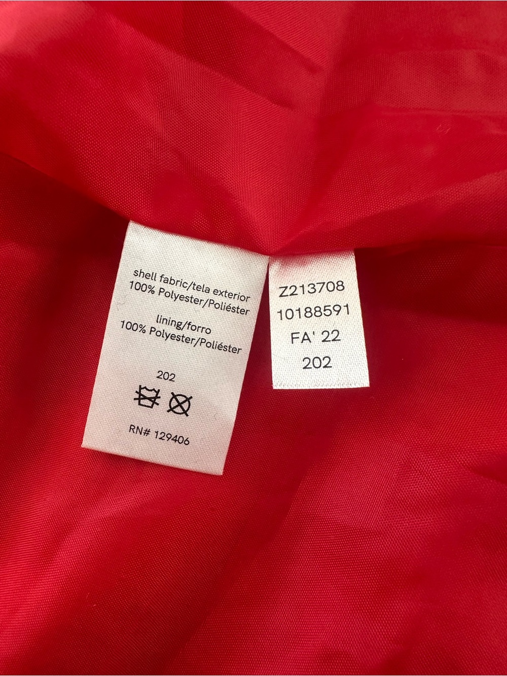 VENUS Red Sequin Belted Duster Midi length Jacket Size 14 , snap button front - Picture 8 of 12
